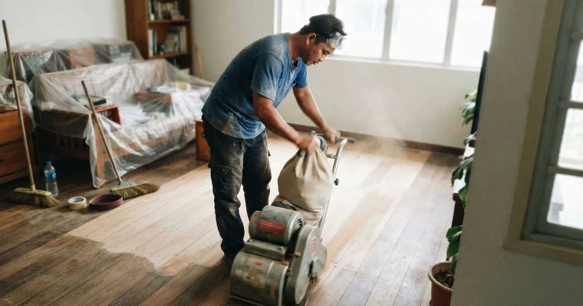 What to expect from a floor sanding and refinishing job